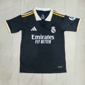 Real Madrid Black Polo