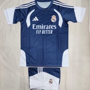 Real Madrid Navy Blue Training Set 2026 - 27 with Shorts